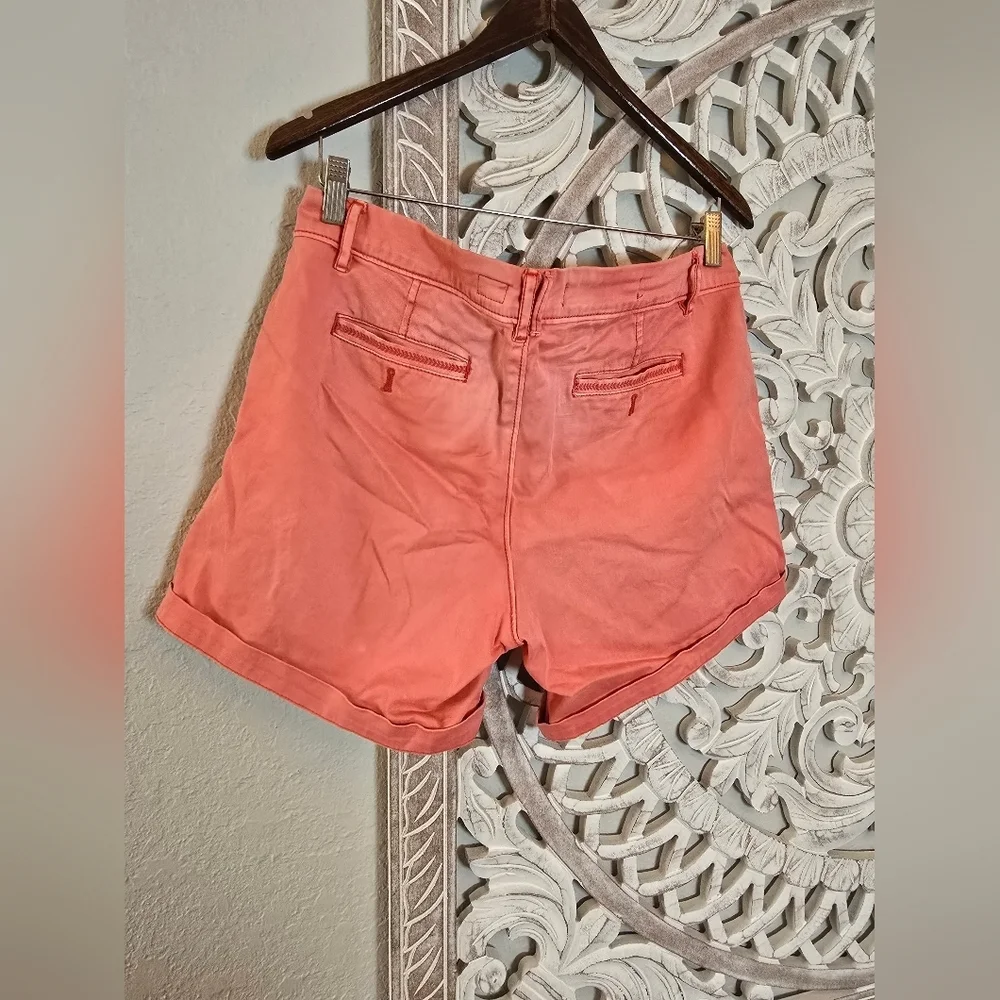Anthropologie Pilcro Women's Hyphen Chino Shorts Boho Classic Stretch Pink 29 - Picture 5 of 7